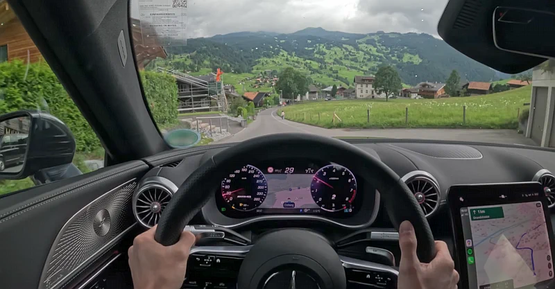 Switzerland Relaxing Alpine Drive: Interlaken to Grindelwald, Switzerland