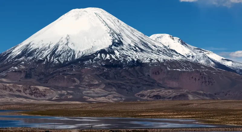 Camping in the Andes mountains