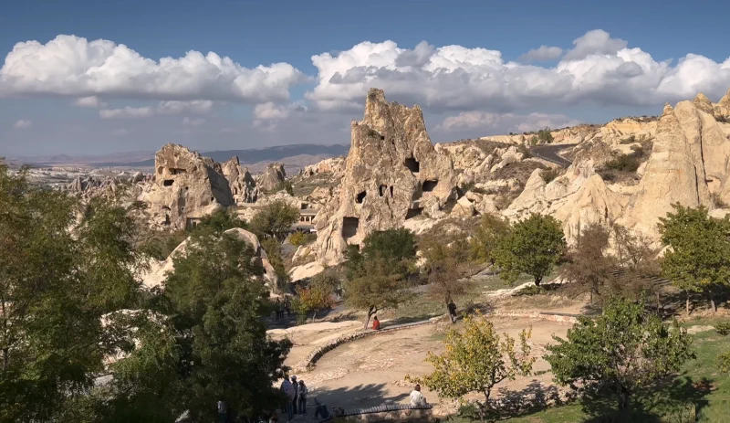 Stunning view of Cappadocia's fairy chimneys